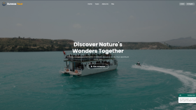 Sunexa Tour şirketi için website çalışmam