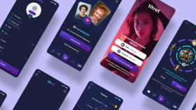 Titret Social Media App Design