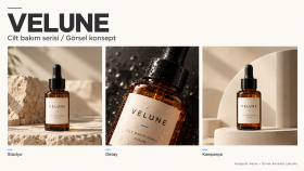 VELUNE — Cilt Bakımı Reklam Görselleri | Konsept