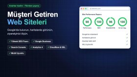 Google'da öne çıkan, müşteri getiren web sitesi yaparım