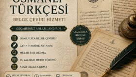 Osmanlı Türkçesi belge okuma hizmeti veriyorum