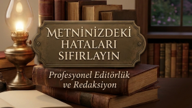 kitap ve makalelerinize redaksiyon ve son okuma yaparım