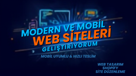 modern ve mobil uyumlu web siteleri geliştiririm