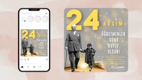 24 Kasım Öğretmenler Günü İçin Instagram Gönderisi