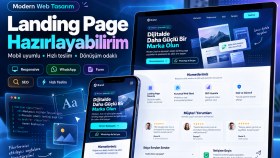 modern ve mobil uyumlu landing page hazırlayabilirim