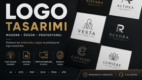 profesyonel, modern ve akılda kalıcı logo tasarımı yaparım