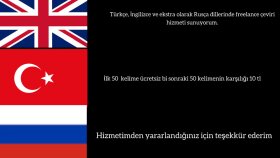 çeviriyi yapmaya hazırım