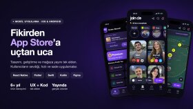 mobil uygulamanızı tasarlar, kodlar ve mağazada yayınlarım