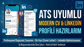 ATS uyumlu modern CV ve LinkedIn profili hazırlarım