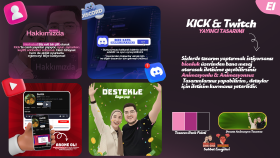 TWİTCH KİCK PANEL TASARIM