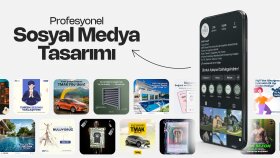 profesyonel sosyal medya görseli tasarlarım