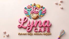 Lyna Cafe Örneğiyle Kafe için 3D Tasarım