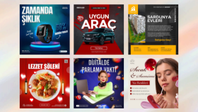 sosyal medya hesaplarınız için tasarımlar yapıyorum