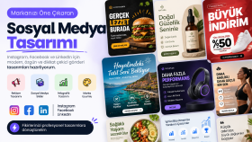 sosyal medya gönderi tasarımları hazırlarım