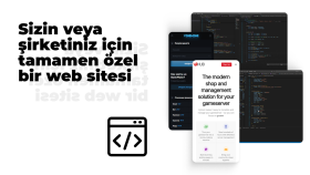 özel kodlamayla hızlı ve güvenli web sitesi geliştiririm