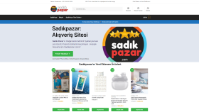 Sadıkpazar – WordPress ile Geliştirilmiş E-Ticaret Sitesi