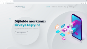 Kalyoncu Dijital için Hazırladığım Web Site