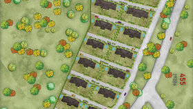 villa konsept vaziyet planı