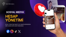 sosyal medya hesabınızı aylık olarak yönetirim