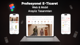 e-ticaret web ve mobil uygulama ui/ux tasarımı yaparım