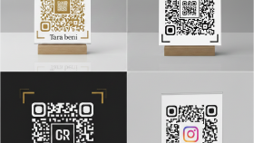 profesyonel logolu ve vCard QR kodlar tasarlarım