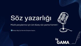 Rap - Trap - Drill tarzında parça sözlerininiz yazılır.