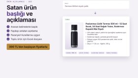 e-ticaret için SEO uyumlu ürün başlığı ve açıklaması yazarım