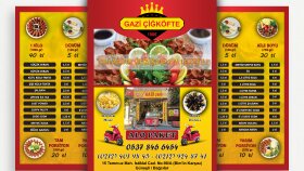 GAZİ ÇİĞKÖFTE - BROŞÜR TASARIMI