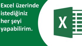 excel ve vba üzerinde istediğiniz her şeyi yapabilirim