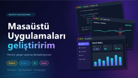 python ve Qt ile masaüstü uygulamaları geliştiririm