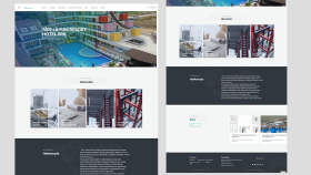 Mühendislik şirketi için kurumsal web sitesi