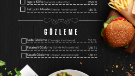 akrapol termal tersa cafe için menü tasarımı