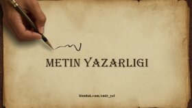 profesyonel ve özgün metin yazarlığı hizmeti sunuyorum