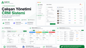 Multi-Tenant CRM Sistemi — Laravel 12 + Node.js