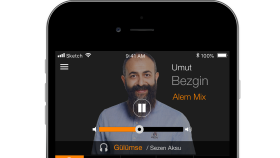 alem fm mobil UI/UX çalışması