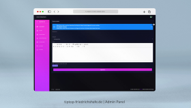 Tiptop Friedrichshafen - Admin Panel