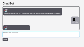 Chatgpt ile Çalışan Chatbot Tasarımı