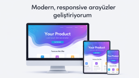 modern web sitesi ve arayüzler geliştiririm