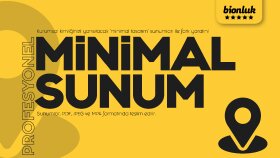 sektöre özel, minimal tasarım sunumlar hazırlıyorum