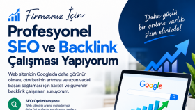 profesyonel SEO ve backlink çalışması yapıyorum