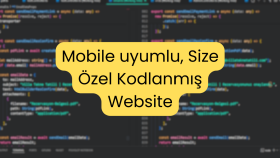 size özel kodlanmış, anahtar teslim web projesi yaparım