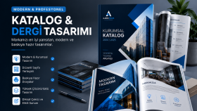 modern katalog ve dergi tasarımları yapıyorum