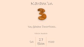 çocuklarınız için eğlenceli davet kartları hazırlayabilirim