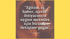 sizin için metin yazabilir içerik hazırlayabilirim