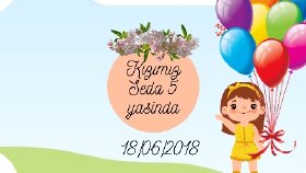 Doğum günü davetiyesi