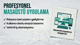 özel masaüstü yazılımları hazırlayabilirim