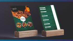 restoranlarınız için menü tasarımı yaparım