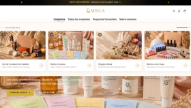 Miela.mx markası için özel kodlanmış site