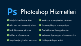 Photoshop ile profesyonel tasarımlar oluştururum