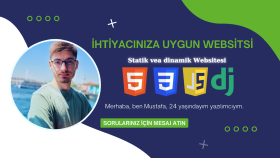 ihtiyacınıza uygun websitesi kodlayabilirim
